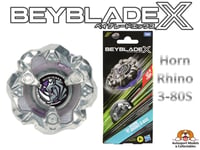 Beyblade X Horn Rhino 3-80S Battle Top by Takara Tomy