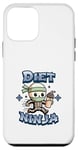 Coque pour iPhone 12 mini Cute Diet Ninja Shake Protéiné Squelette Ninja