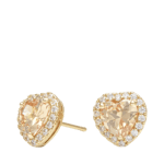 Lily and Rose Delphine stud earrings - Light champagne Guld