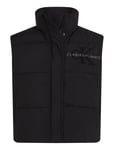 Calvin Klein Jeans Chenille Monologo Vest Svart