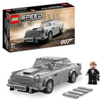 LEGO 76911 Speed Champions 007 Aston Martin DB5 James Bond Replica Toy Car Model Kit Kids With Minifigure, No Time To Die Movie Collectible Set