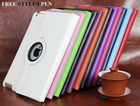 Leather 360 Rotating Smart Case Cover Apple Ipad 9.7"(2017/18) 10.5(2019) &mini