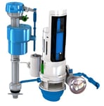 Danco HYR460 Hydroright HyrdroRight Kit de réparation universel pour toilettes avec double valve de chasse d'eau Blanc Poignée Push Btton