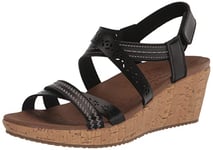 Skechers Women's Beverlee Delicate Glow Sandals, black, 3 UK