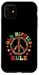 Coque pour iPhone 11 Old Hippies Rule Hippie Vintage Costume Hippy Travel Fan