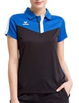 Erima Squad Sport Polo Femme, New Roy/Noir/Blanc, FR : 38 (Taille Fabricant : 36)
