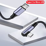 Fast Charging USB Type C to Micro USB Adapter Cord for Samsung/Xiaomi/Huawei