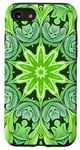 iPhone SE (2020) / 7 / 8 Ailanthus Leaves Pattern Design Cut Out Lime And Tea Case