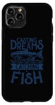 Coque pour iPhone 11 Pro Best Fisherman Casting Dreams Attraper des poissons