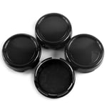 LUOERPI 4pcs 79mm 73mm Black Car Wheel Center Caps For Rims Hub Cover Auto