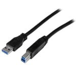 StarTech.com Câble Certifié USB 3.0 A vers B 1 m - M/M - Cordon USB3 SuperSpeed