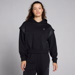 MP Women's Tempo Graphic Crop Hoodie - Black - L