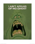 Pyramid International Ghostbusters (Slimer) Art Print, Paper, Multi-Colour, 40 x 50 x 1.3 cm