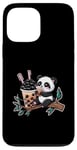 Coque pour iPhone 13 Pro Max Panda Kawaii avec Bubble Tea