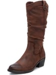 REFRESH Femme 170238 Botte Tendance, Camel, 37 EU