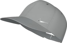 Nike Headwear U NK DF Club Cap U CB Mtswsh L, Lt Smoke Grey/Metallic Silver, FB5372-077, M/L