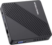 Mini Pc Sans Ventilateur 4 Go Ddr4/64 Go Emmc Processeur Intel Celoren N4020 Mini Ordinateur De Bureau,Port Hdmi Et Vga,Wifi Double Bande 2.4+5.0G,Bt,Usb 3.0 * 3[PCZ230628]