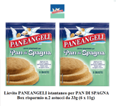 Instant Yeast For Sponge Cake Paneangeli Cameo Sweets Cakes 6x Sachets 11g