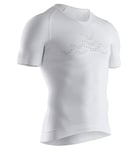 X-BIONIC Energizer 4.0 Light Shirt Round Neck Short Sleeve Men Homme, Arctic White/Dolomite Grey, FR : S (Taille Fabricant : S)