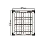 Panneau solaire 10W monocristallin