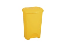 Addis 50L Yellow Medical Clinical Commercial Waste Trash Pedal Bin 518636ebay