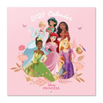 Grupo Erik - Calendrier Mural 2025 Princesses Disney | Calendrier Mensuel 30x60cm - De Janvier 2025 à Décembre 2025