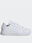 adidas Sportswear Kid's Star Wars Grand Court 2.0 Trainers - White, White, Size 10 Younger