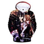 Video Game Cosplay Hoodie Movie Fans Zip Jacket Unisex HD 3D Print Colourful Anime Pullover Hooded Men's Women's Manga Hoody Teens Novelty Street Sweatshirt,E,3XL