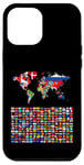 iPhone 12 Pro Max 238 Flags,World Flags,World map with flags. Case