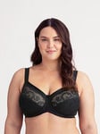 Miss Mary of Sweden Miss Mary Minimizer Underwired Bra - Black, Black, Size 40B, Women