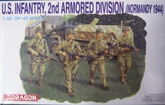 Dragon Models DRA6120 1/35 U.S. Infantry, 2nd Armored Division Normandy '44 (4 F