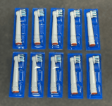 Genuine Oral-B Cross-Action Toothbrush Heads, 10 Pack, New, Individually Sealed