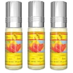 Paket med 6 Musk Parfum Al Rehab Bakhoor 6ml alkoholfri 100% olja