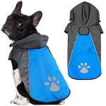 Dog Coats Waterproof Dog Raincoat Dog Jacket Kpuplol Waterproof Dog Coat Dog Rain Jacket Reflective Pet Vest with Soft Dog Clothes for Small Medium Large Dogs