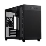 ASUS PRIME AP201 Tempered Glass Micro-ATX Case Black