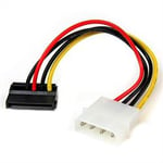 4-stifts Molex till vinklad SATA-strömkabeladapter 