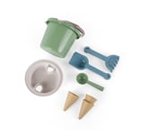 Dantoy - Bucket set w. Ice cream cones - Green (4800)