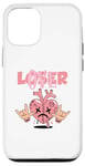 Coque pour iPhone 15 Pro Pink Drip Heart Loser Lover