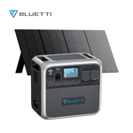 BLUETTI Solar Generator AC200P with PV350 Solar Panel,2000Wh/2000W Power Station