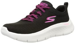 Skechers Femme Go Walk Flex-Alani Basket, Noir/Rose, 37 EU