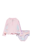 Cnvg 2Pc Rash Guard Pink Converse