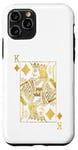 Coque pour iPhone 11 Pro Lucky Poker Cards Knight King of Diamonds Game Casino