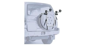 Porte velo 4x4 peruzzo pour 2 velos avec emplacement fixation sur roue de secours  maxi 30kgs