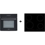 Four encastrable Cuisinière Set 60cm Pyrolyse + Plaque de cuisson Induction Set - Respekta