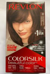 REVLON COLORSILK PERMANENT HAIR COLOUR DARK MAHOGANY BROWN (32/3RB)-Boxed