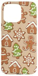 iPhone 15 Pro Max Christmas Gingerbread Men - Gingerbread House Pattern Case