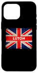 Coque pour iPhone 16 Pro Max Drapeau Luton Bedfordshire Born And Bred