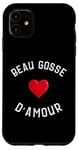 Coque pour iPhone 11 Beau gosse d'amour Cadeau homme fête de l'amour