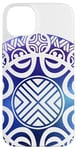 Coque pour iPhone 14 Plus Galaxie hawaïenne ornementale tribal polynésien