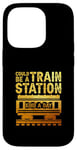 Coque pour iPhone 14 Pro Citation inspirante « Could Be A Train Station Kinda Day »